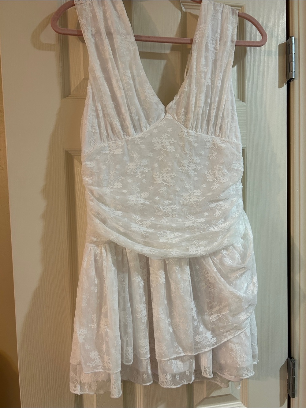 Altar’d State mini white dress NWT M $84